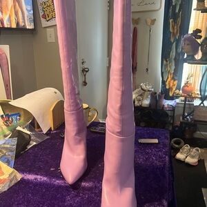 Nine West Lavender Over the Knee Boots